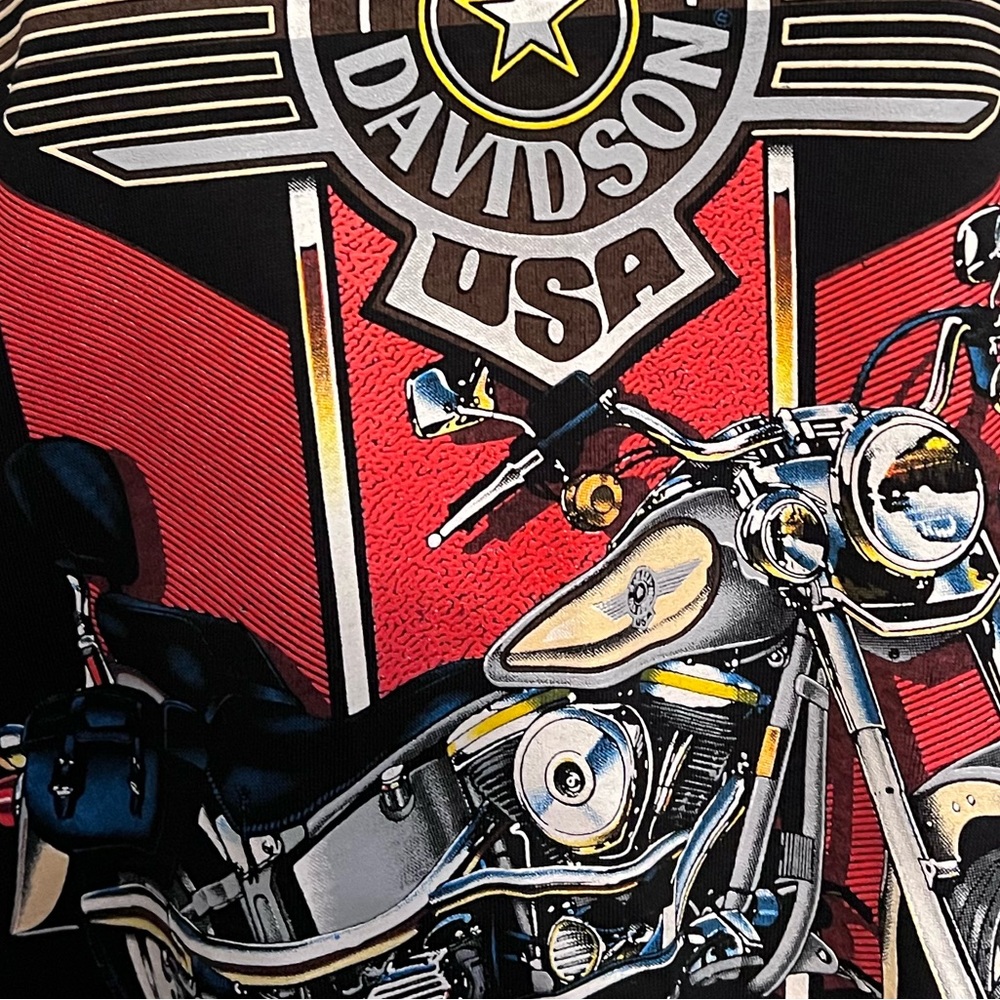 Harley Davidson, Fat Boy T-shirt and Fat Boy trinket box